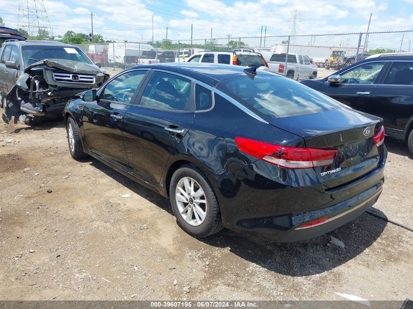 2017 Kia Optima Lx VIN: 5XXGT4L38HG173682 Lot: 39607195