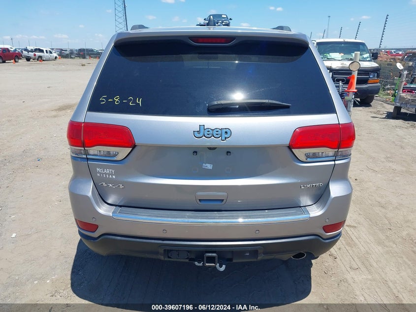 2016 Jeep Grand Cherokee Limited VIN: 1C4RJFBG5GC328136 Lot: 39607196