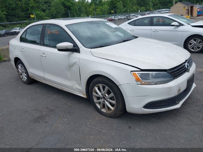 2011 Volkswagen Jetta 2.5L Se VIN: 3VWDZ7AJ6BM306852 Lot: 39607230