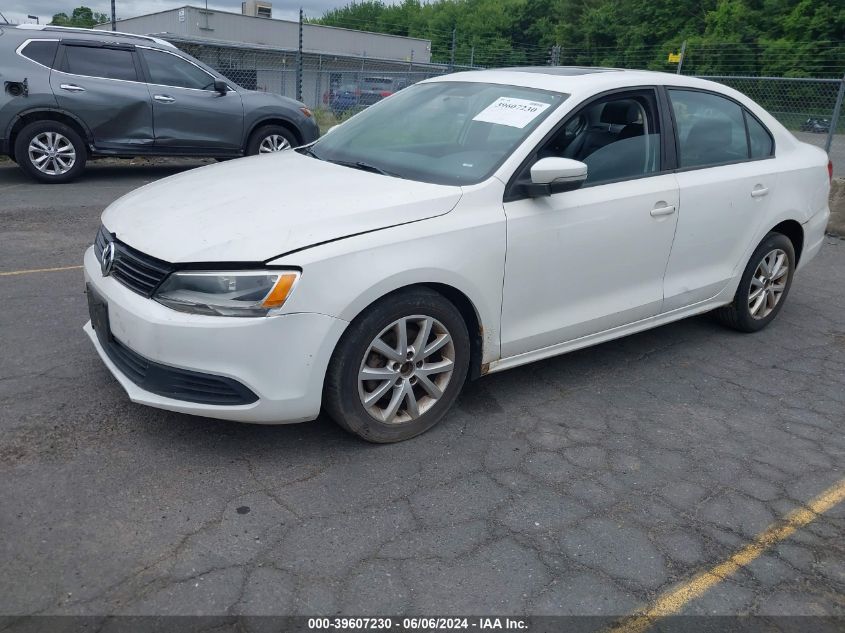 2011 Volkswagen Jetta 2.5L Se VIN: 3VWDZ7AJ6BM306852 Lot: 39607230