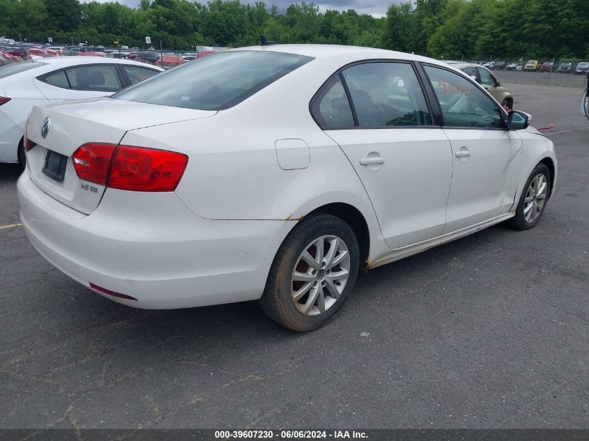 2011 Volkswagen Jetta 2.5L Se VIN: 3VWDZ7AJ6BM306852 Lot: 39607230