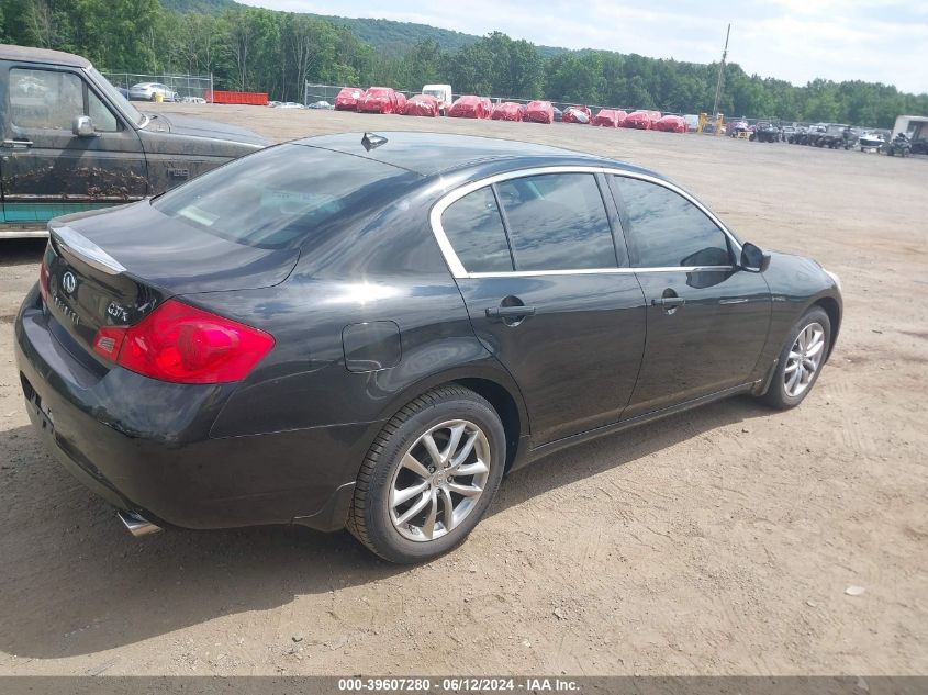 2009 Infiniti G37X VIN: JNKCV61F19M354327 Lot: 39607280