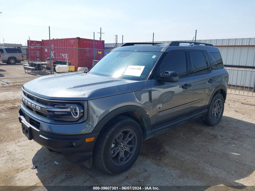 2023 Ford Bronco Sport Big Bend VIN: 3FMCR9B62PRD50647 Lot: 39607301