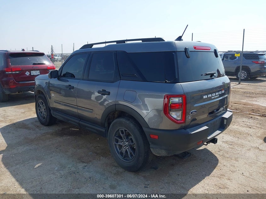 2023 Ford Bronco Sport Big Bend VIN: 3FMCR9B62PRD50647 Lot: 39607301