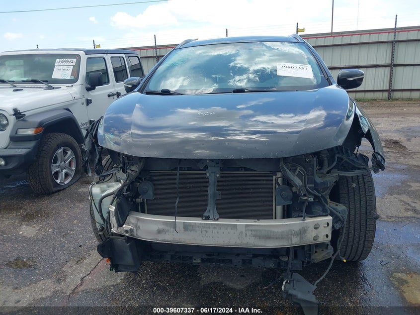 2015 Nissan Murano Sv VIN: 5N1AZ2MG3FN240115 Lot: 39607337