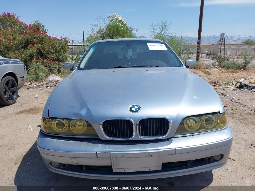 2002 BMW 530Ia I Automatic VIN: WBADT63482CH99666 Lot: 39607338