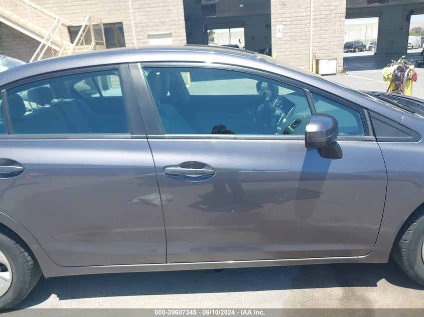 2014 Honda Civic Lx VIN: 19XFB2F57EE264527 Lot: 39607345