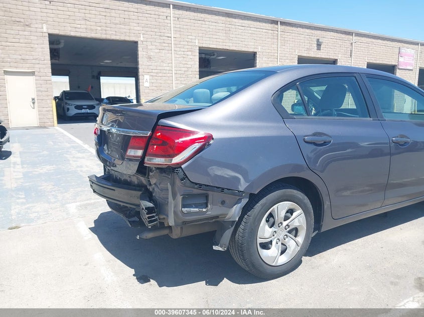 2014 Honda Civic Lx VIN: 19XFB2F57EE264527 Lot: 39607345
