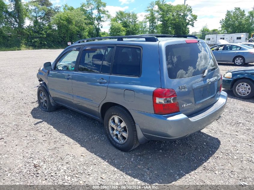 2004 Toyota Highlander V6 VIN: JTEEP21A840052000 Lot: 39607368