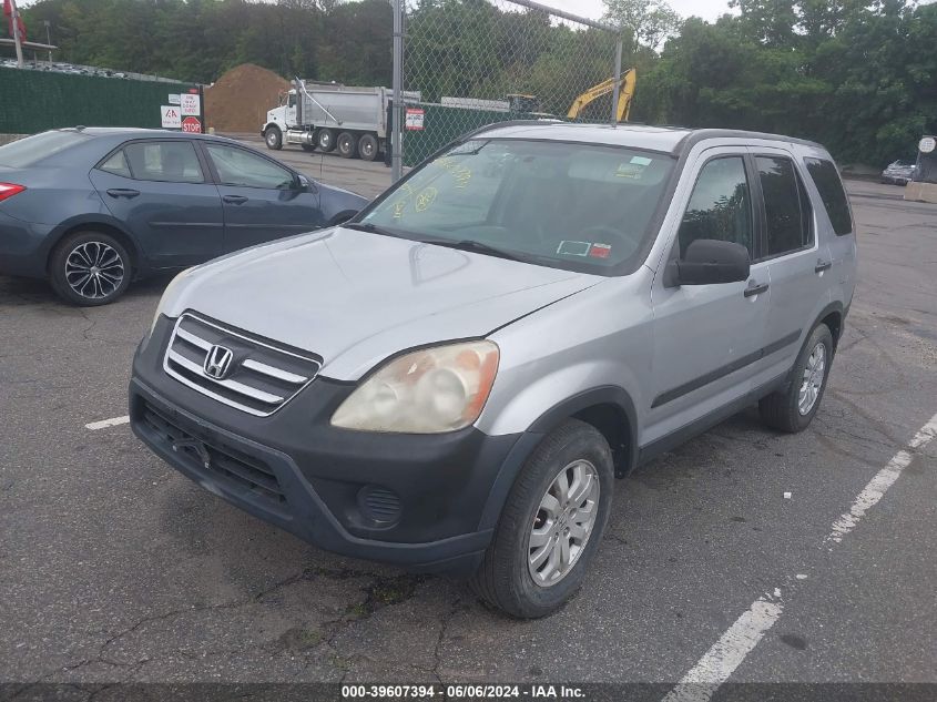 2005 Honda Cr-V Ex VIN: SHSRD78895U306260 Lot: 39607394