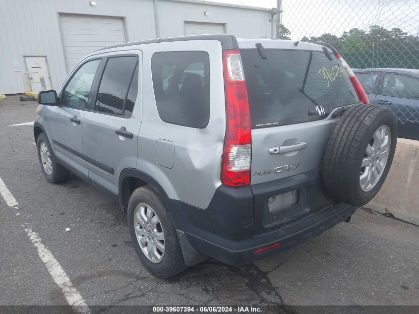 2005 Honda Cr-V Ex VIN: SHSRD78895U306260 Lot: 39607394