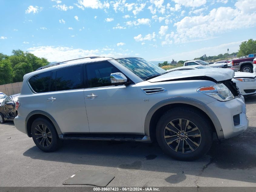 2018 Nissan Armada Platinum VIN: JN8AY2NC1JX501861 Lot: 39607423