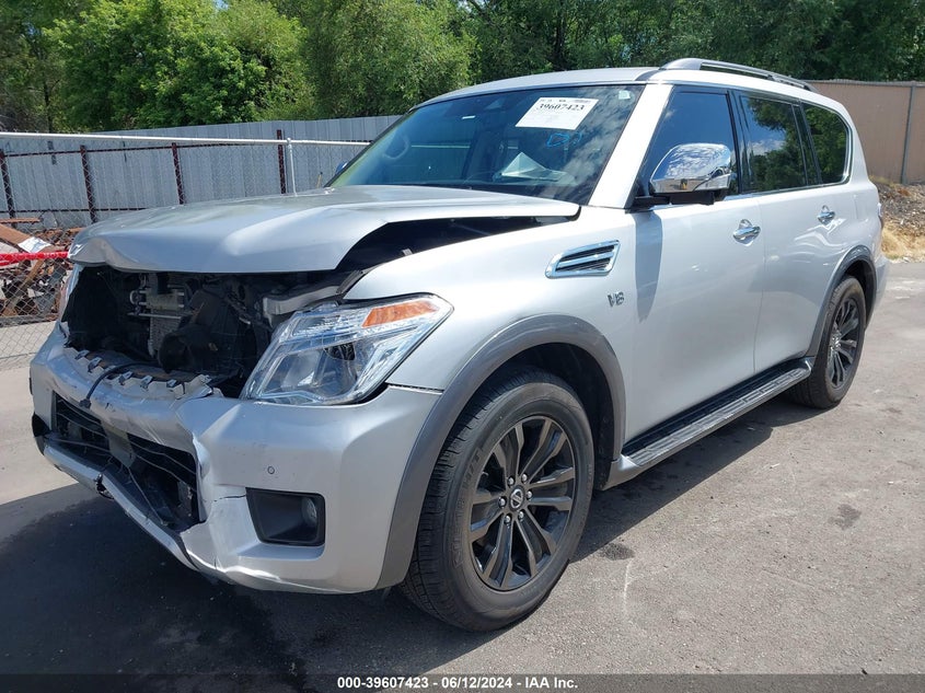 2018 Nissan Armada Platinum VIN: JN8AY2NC1JX501861 Lot: 39607423