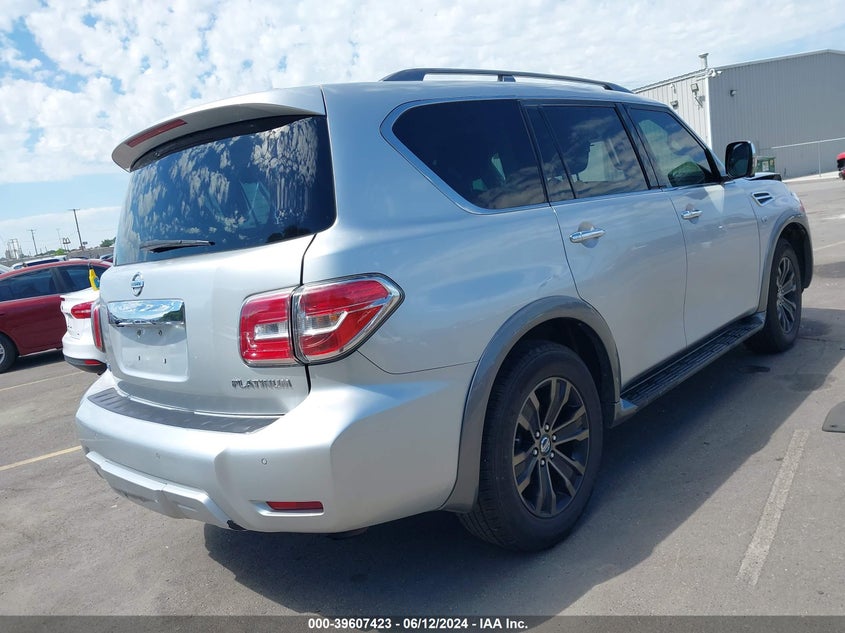 2018 Nissan Armada Platinum VIN: JN8AY2NC1JX501861 Lot: 39607423