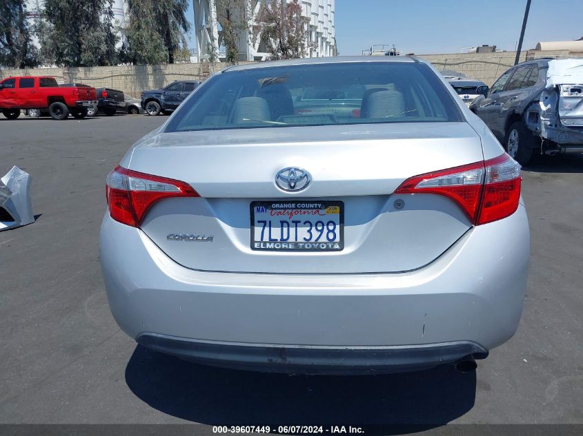 2015 Toyota Corolla L VIN: 5YFBURHE4FP293899 Lot: 39607449