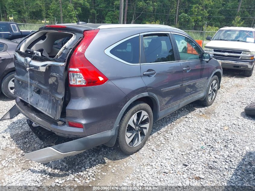 2015 Honda Cr-V Touring VIN: 5J6RM4H90FL130609 Lot: 39607476