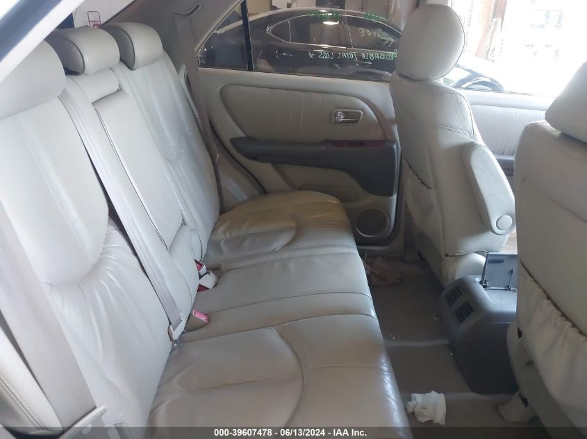 2001 Lexus Rx 300 VIN: JTJHF10U510203281 Lot: 39607478