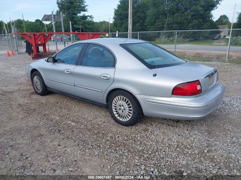 2001 Mercury Sable Gs VIN: 1MEFM50U21A644186 Lot: 39607487