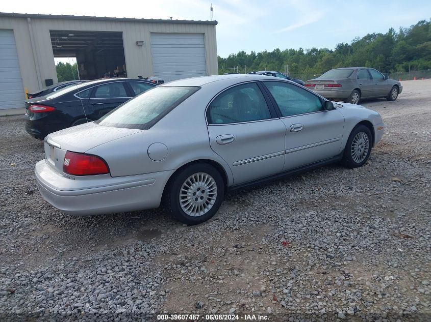 2001 Mercury Sable Gs VIN: 1MEFM50U21A644186 Lot: 39607487