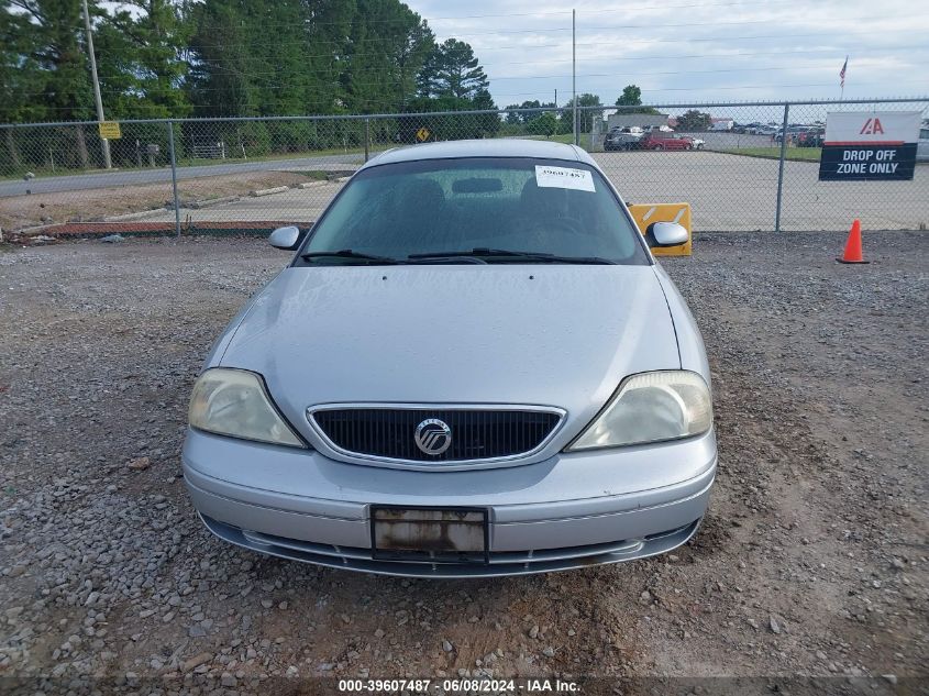 2001 Mercury Sable Gs VIN: 1MEFM50U21A644186 Lot: 39607487