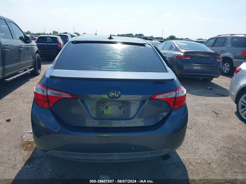 2015 Toyota Corolla Le VIN: 5YFBURHE5FP179071 Lot: 39607507