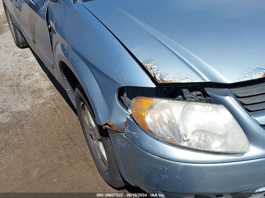 2005 Dodge Grand Caravan Sxt VIN: 2D4GP44L85R574027 Lot: 39607522