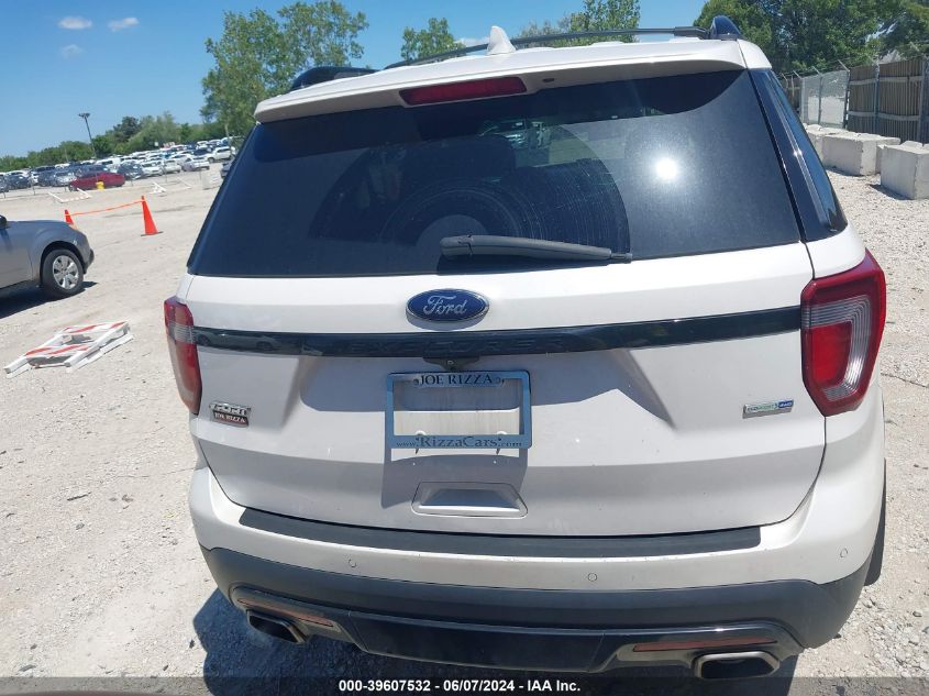 2017 Ford Explorer Sport VIN: 1FM5K8GT5HGA56125 Lot: 39607532