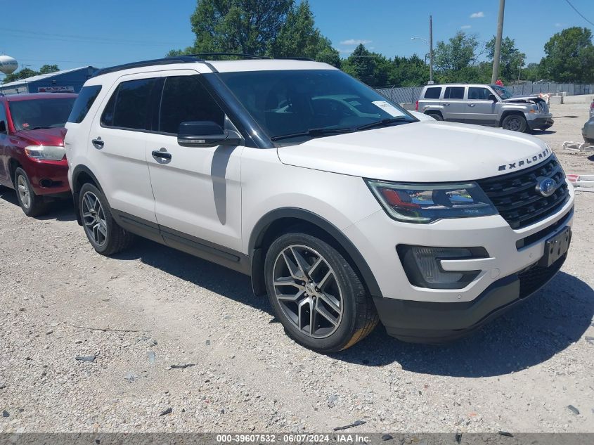 2017 Ford Explorer Sport VIN: 1FM5K8GT5HGA56125 Lot: 39607532