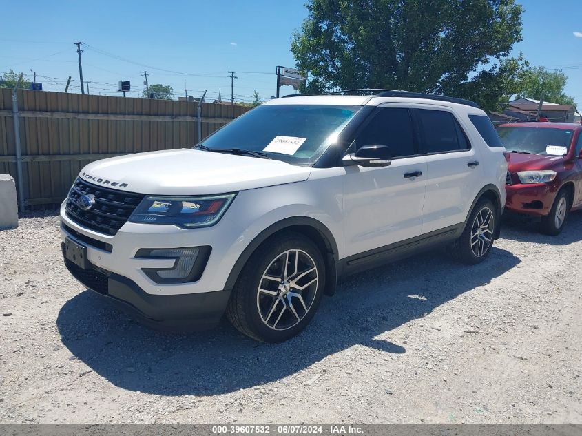 2017 Ford Explorer Sport VIN: 1FM5K8GT5HGA56125 Lot: 39607532