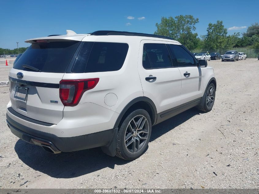 2017 Ford Explorer Sport VIN: 1FM5K8GT5HGA56125 Lot: 39607532