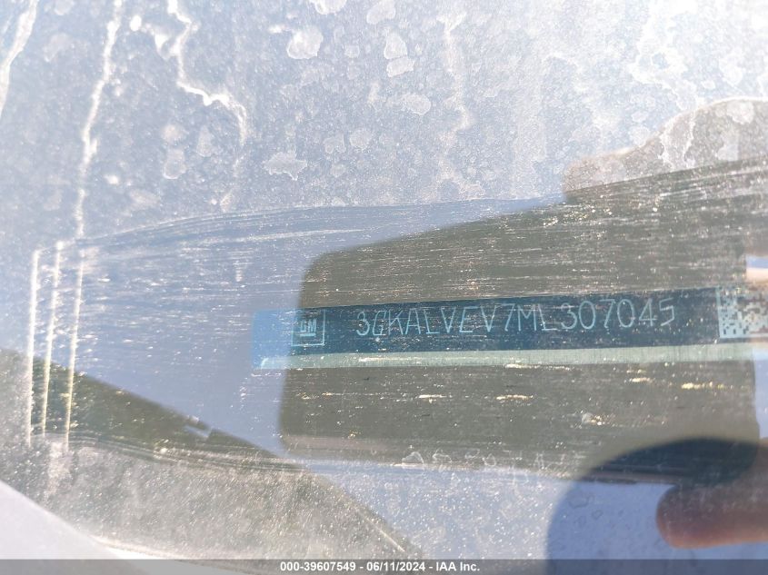 2021 GMC Terrain Awd Slt VIN: 3GKALVEV7ML307045 Lot: 39607549