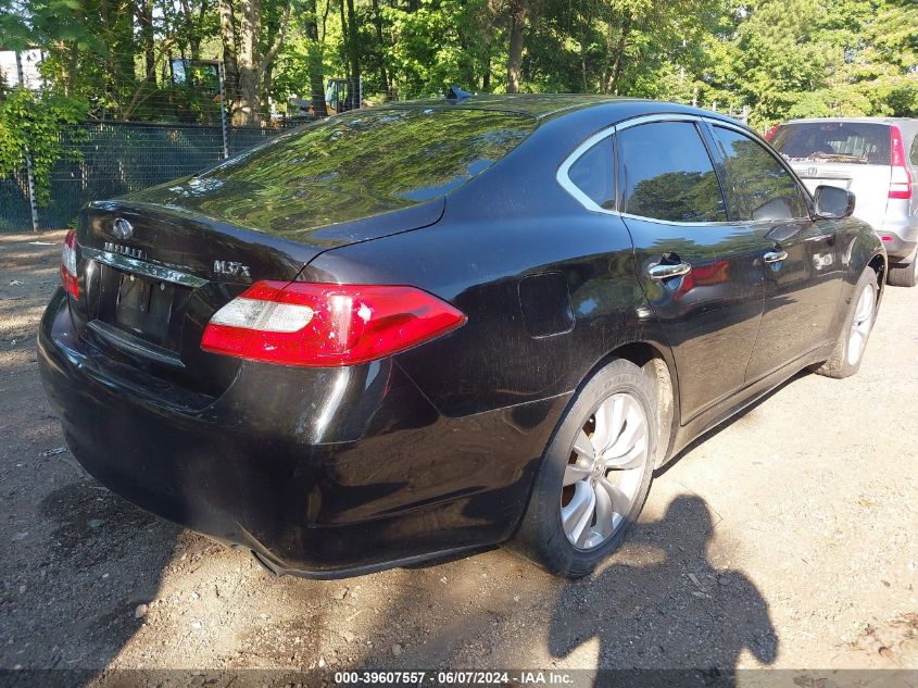 2011 Infiniti M37X VIN: JN1BY1AR8BM370812 Lot: 39607557