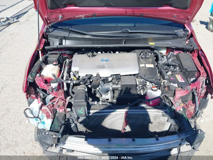 2016 Toyota Prius VIN: JTDKBRFU6G3505454 Lot: 39607570