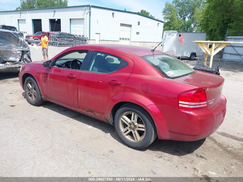 2008 Dodge Avenger Sxt VIN: 1B3LC56R28N688025 Lot: 39607580