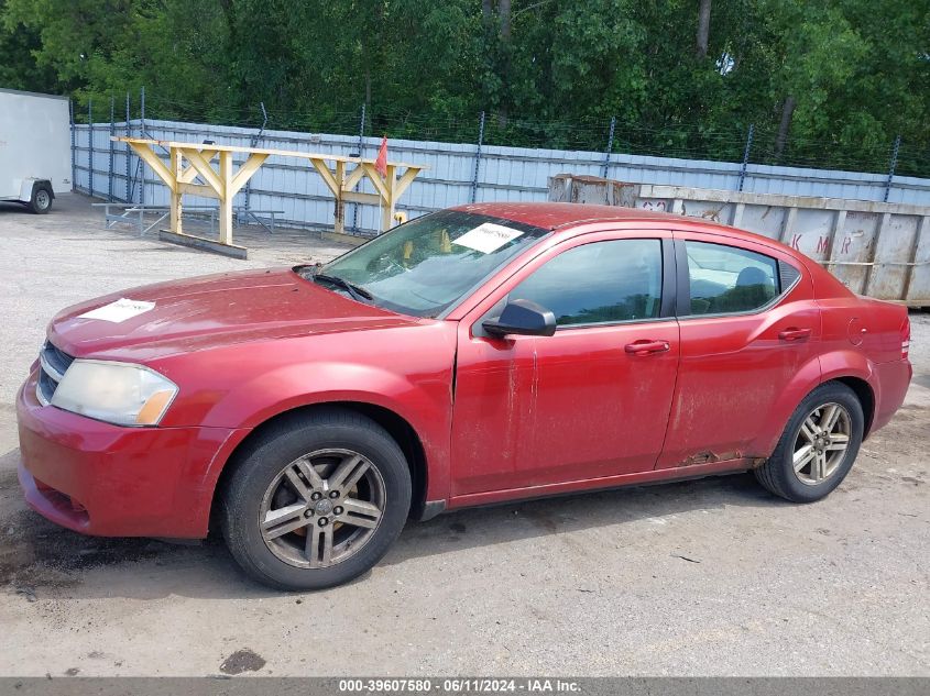 2008 Dodge Avenger Sxt VIN: 1B3LC56R28N688025 Lot: 39607580