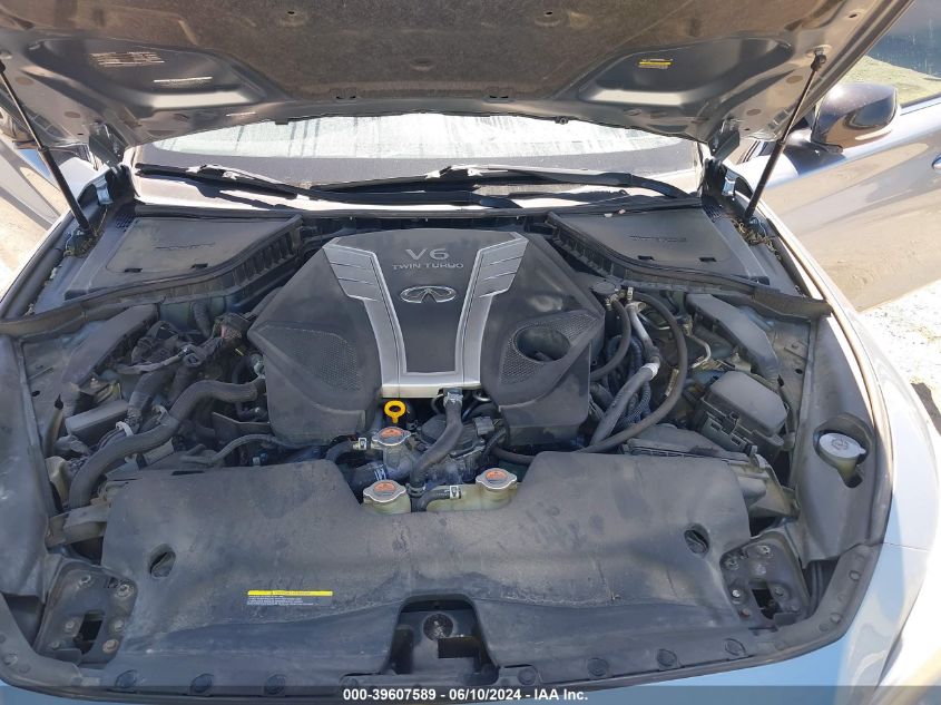 2018 Infiniti Q50 3.0T Red Sport 400 VIN: JN1FV7AR2JM480430 Lot: 39607589