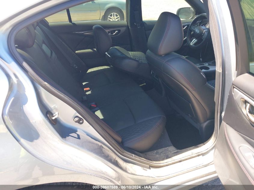 2018 Infiniti Q50 3.0T Red Sport 400 VIN: JN1FV7AR2JM480430 Lot: 39607589