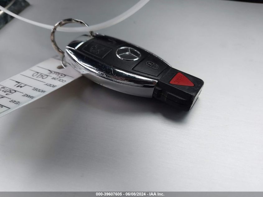 2011 Mercedes-Benz Ml 350 4Matic VIN: 4JGBB8GB0BA745929 Lot: 39607605