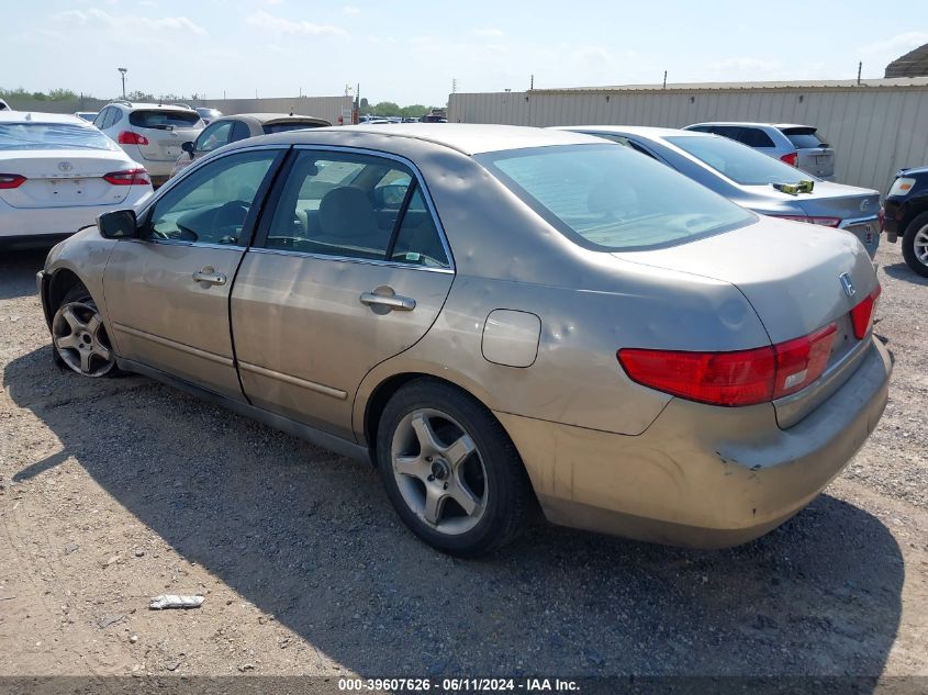 2005 Honda Accord 2.4 Lx VIN: 3HGCM564X5G703070 Lot: 39607626