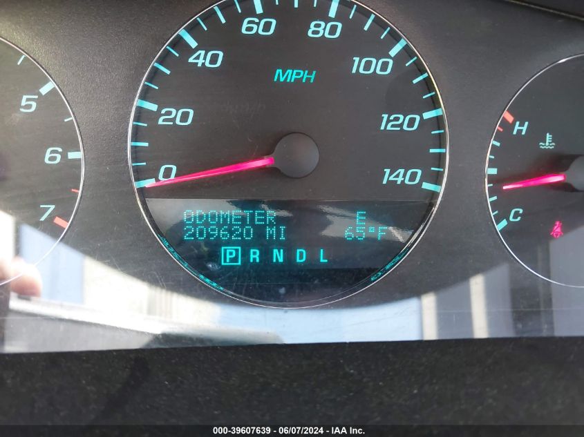 2012 Chevrolet Impala Lt VIN: 2G1WG5E30C1307904 Lot: 39607639