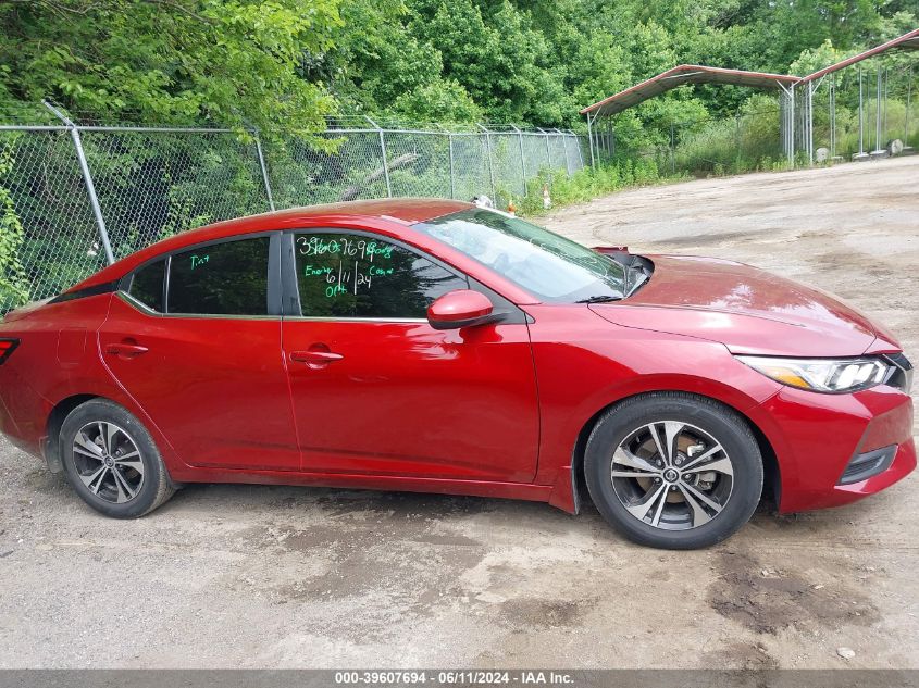 2021 Nissan Sentra Sv Xtronic Cvt VIN: 3N1AB8CV8MY317236 Lot: 39607694