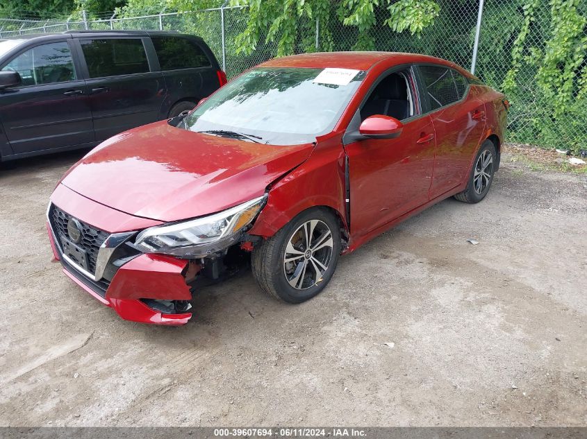 2021 Nissan Sentra Sv Xtronic Cvt VIN: 3N1AB8CV8MY317236 Lot: 39607694