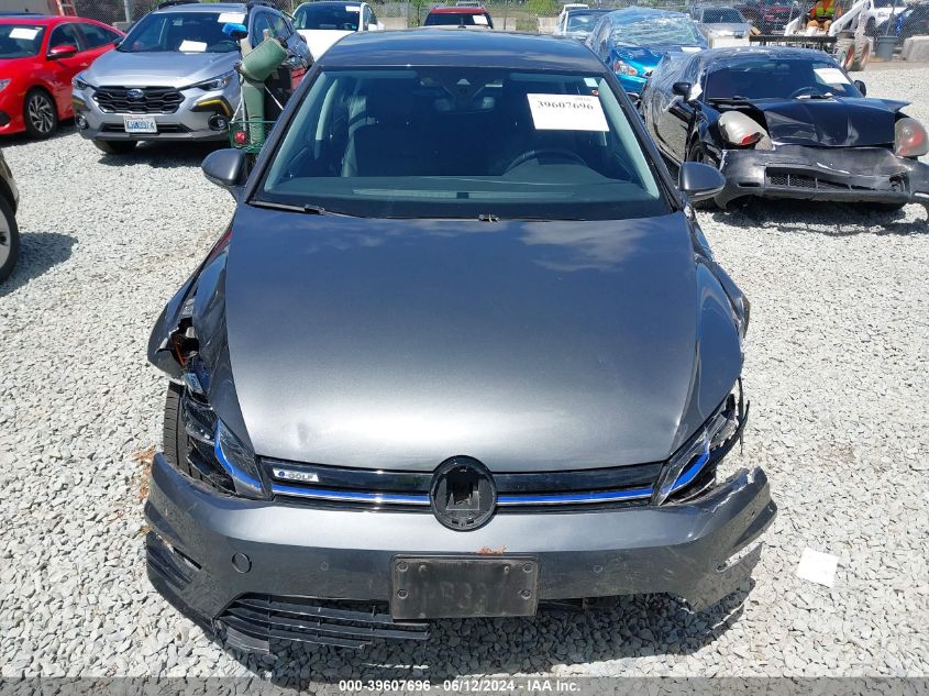 2019 Volkswagen E-Golf Sel Premium VIN: WVWPR7AU5KW913643 Lot: 39607696