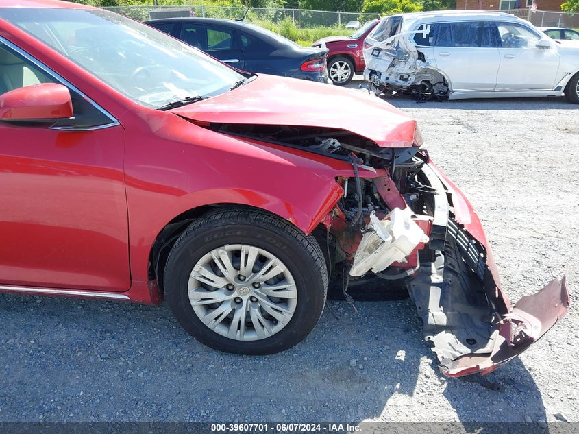 2012 Toyota Camry Le VIN: 4T1BF1FK4CU554284 Lot: 39607701