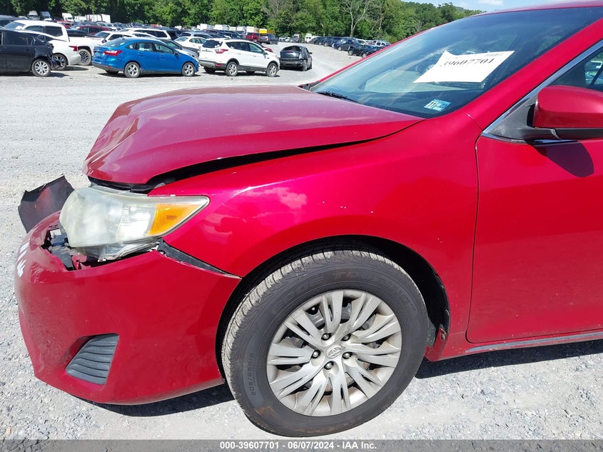 2012 Toyota Camry Le VIN: 4T1BF1FK4CU554284 Lot: 39607701