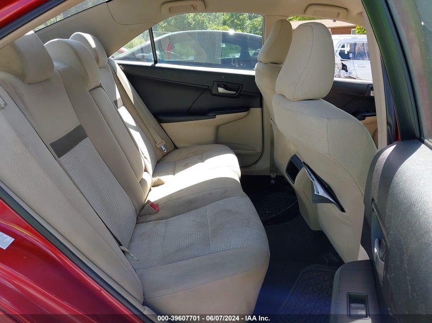 2012 Toyota Camry Le VIN: 4T1BF1FK4CU554284 Lot: 39607701