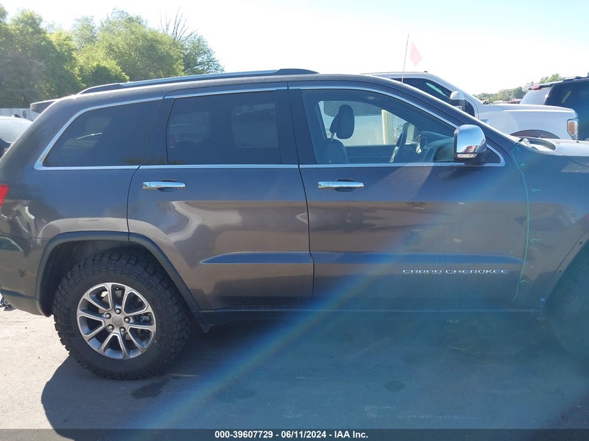 2014 Jeep Grand Cherokee Limited VIN: 1C4RJFBG9EC525551 Lot: 39607729