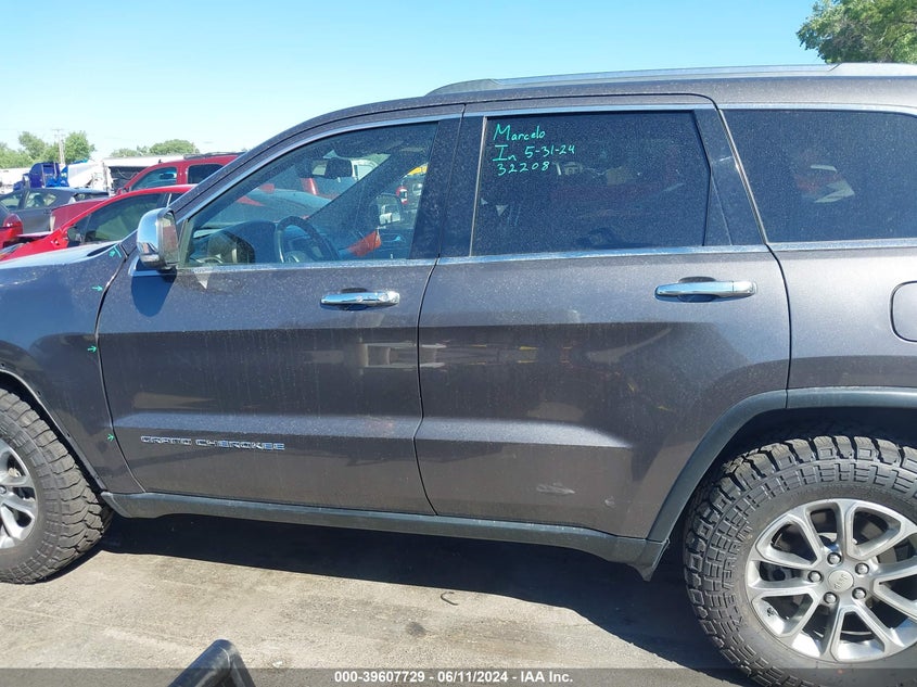 2014 Jeep Grand Cherokee Limited VIN: 1C4RJFBG9EC525551 Lot: 39607729