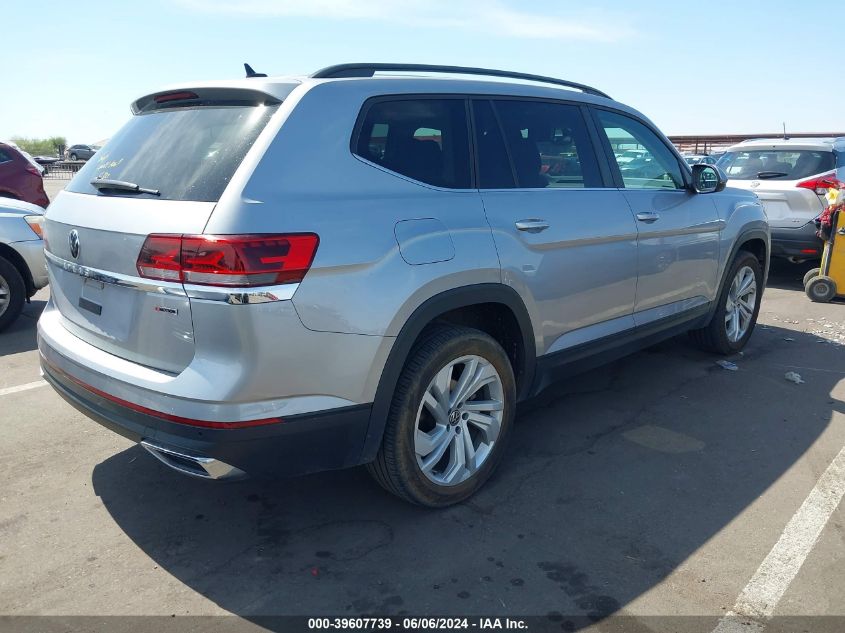 2021 Volkswagen Atlas 3.6L V6 Se W/Technology VIN: 1V2HR2CA4MC575309 Lot: 39607739