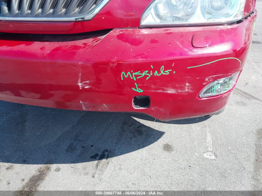 2009 Lexus Rx 350 VIN: 2T2GK31U09C066803 Lot: 39607748